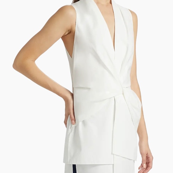 Savie Draped Layered Sleeveless Top - Picture 2 of 6